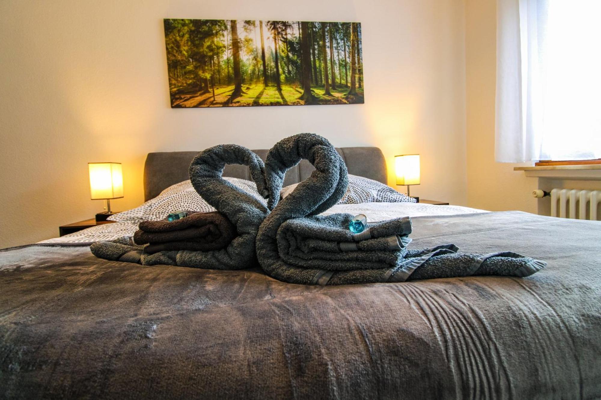 Moderne Fewo Sky Netflix Terrasse Burgblick Boxspringbett Waschtrockner Bullay Extérieur photo