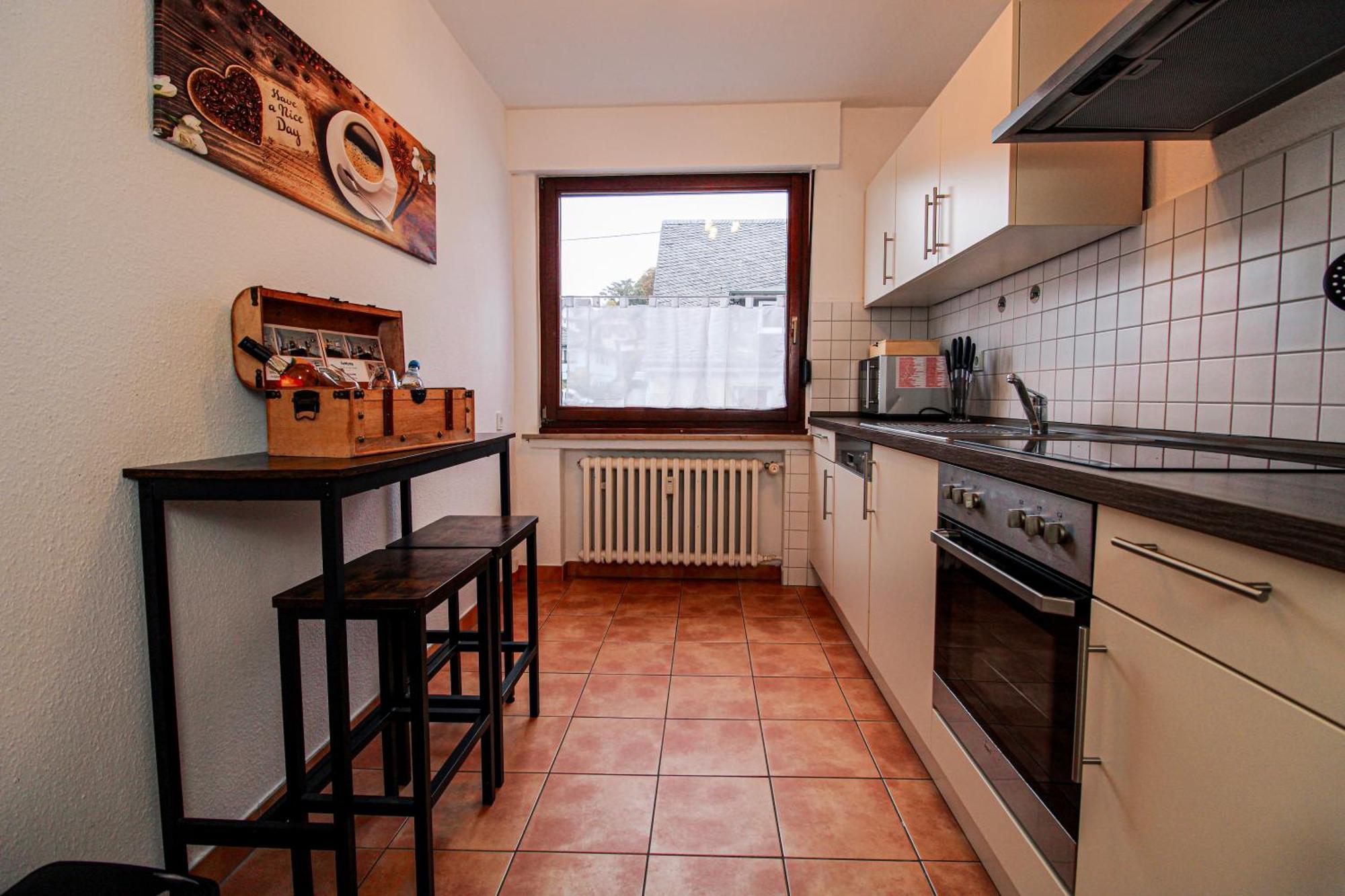 Moderne Fewo Sky Netflix Terrasse Burgblick Boxspringbett Waschtrockner Bullay Extérieur photo